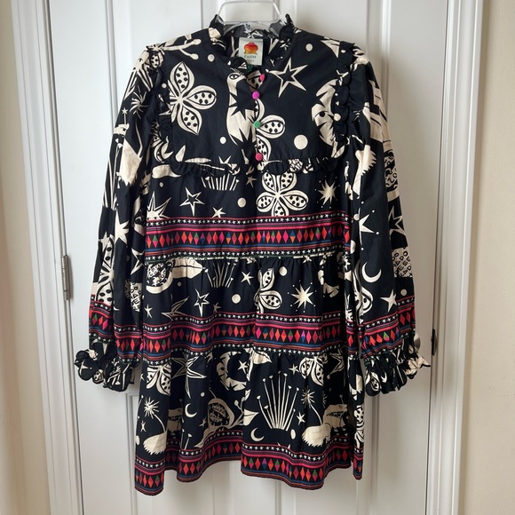 FARM RIO Cerrado Sky Mini Dress Size S - Picture 4 of 6